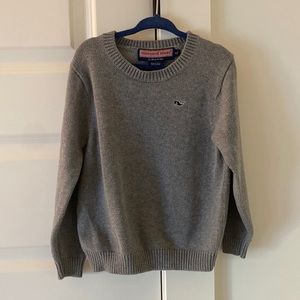 Toddler 4T boys grey Vineyard Vines crew neck sweater.